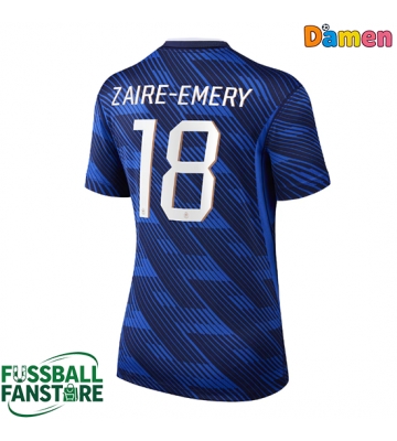 Frankreich Warren Zaire-Emery #18 Replik Heimtrikot Damen WM 2026 Kurzarm